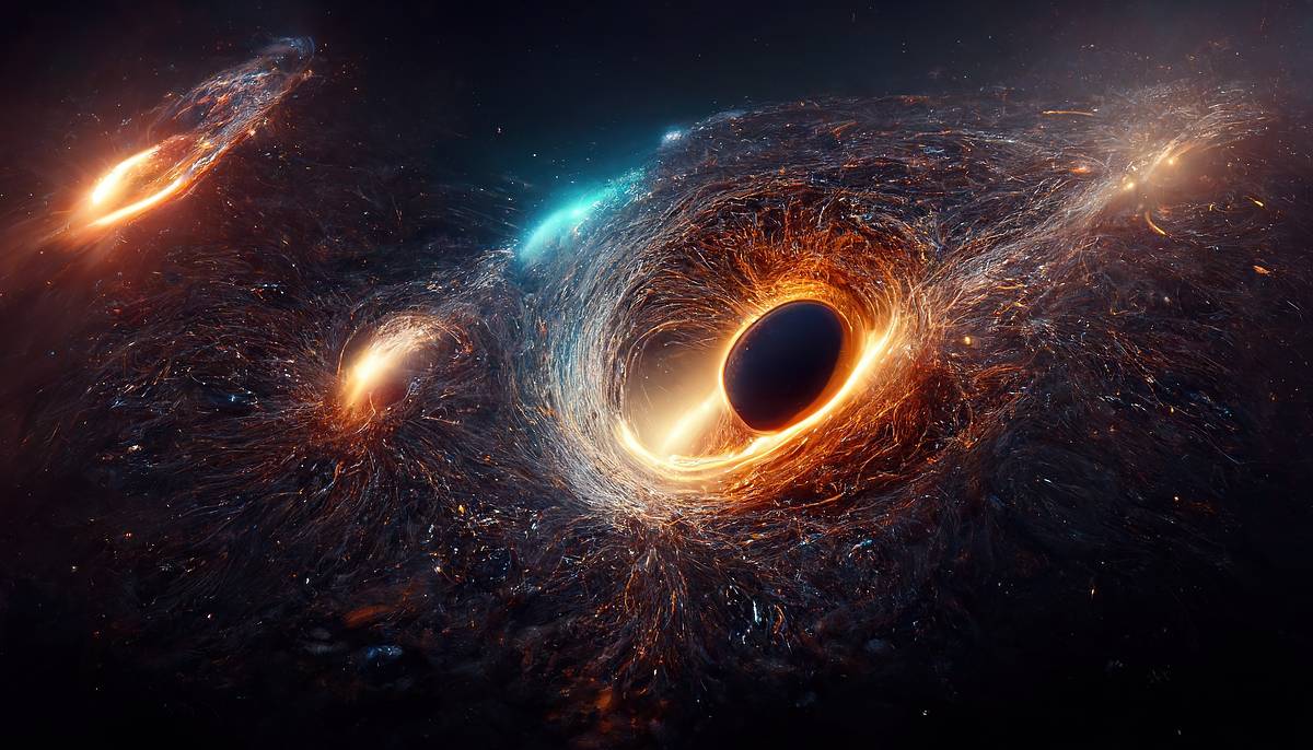 В центрах галактик обнаружили пробки из черных дыр